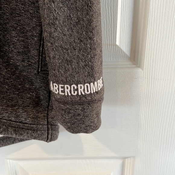 Abercrombie Kids Gray Hoodie Pullover Sweatshirt - Picture 2 of 5